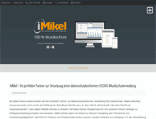 Tablet Screenshot of musikschulverwaltung.de
